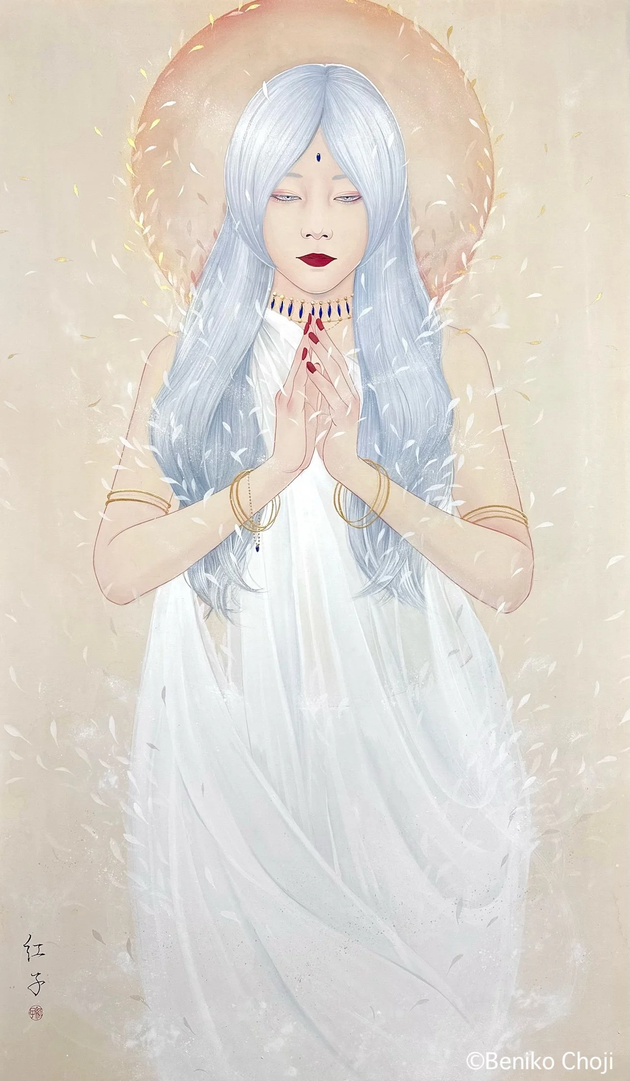 丁子　紅子さん作品 丁子紅子 日本画展 〜心飾。〜 — Gallery Sumire | すみれ画廊